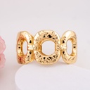 Brazalete chunky baño 18k