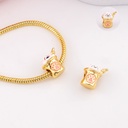 Charm de gatito baño 18k