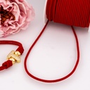 Hilo PARACORD por yarda 3mm color rojo