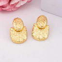 Aretes colgantes solidos baño 18k