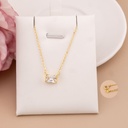 Cadena de zircon plata 925