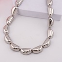 Collar chunky baño 18k plat