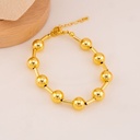 Pulsera chunky solida baño 18k