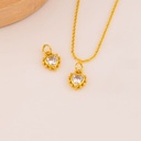 Dije de corazon mini en micropave
