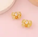 Broche de chongo con zirconia