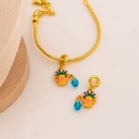 Charm florista baño 18k