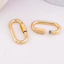 Broche baño 18k