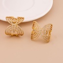 Argollas con zirconias baño 18k