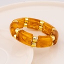 Pulsera elastica acrilica baño 18k