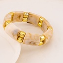 Pulsera elastica acrilica baño 18k