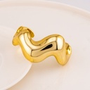 Brazalete wave acrilico baño 18k