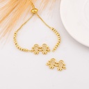 Enlace de niñas con zirconias baño 18k