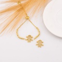 Enlace de niña con zirconias baño 18k