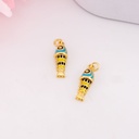 Dije de pescado esmaltado baño 18k