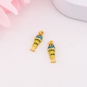 Dije de pescado esmaltado baño 18k