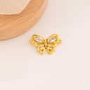Enlace de mariposa baño 18k