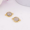 Enlace San benito doble tono baño 18k