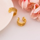 Earcuff con zirconias baño 18k