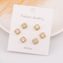 Set de piercings con zirconias baño 18k