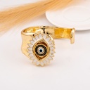 Brazalete ajustable ojito turco baño 18k