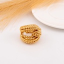 Anillo chunky baño 18k