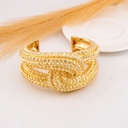 Brazalete chunky baño 18k