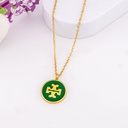 Cadena acero inoxidable verde