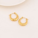 Argollas solidas baño 18k