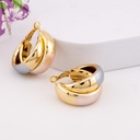 Argollas chunky baño 18k