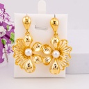 Argollas colgantes baño 18k