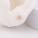 Piercings con zirconias baño 18k