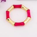 Pulsera elastica acrilica baño 18k 