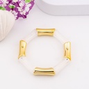 Pulsera elastica acrilica baño 18k 