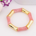 Pulsera elastica acrilica baño 18k 
