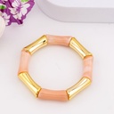 Pulsera elastica acrilica baño 18k