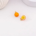 Dije de naranja esmaltado baño 18k