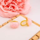 Anillo ajustable carey baño 18k
