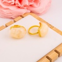 Anillo ajustable carey baño 18k