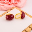 Anillo ajustable carey baño 18k