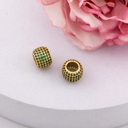 Separador micropave baño 18k verde