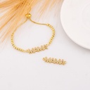 Enlace MAMA con zirconias baño 18k