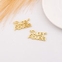 Dije SUPER ABUELA baño 18k