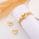 Separador de corazon baño 18k