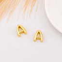 Separador de letra plana baño 18k Letra A