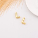 Separador de letra plana baño 18k Letra L