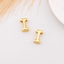 Separador de letra plana baño 18k Letra I