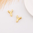 Separador de letra plana baño 18k Letra Y