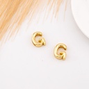 Separador de letra plana baño 18k Letra G