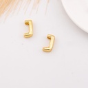 Separador de letra plana baño 18k Letra J