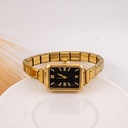 Reloj vintage estilo brazalete acero inoxidable